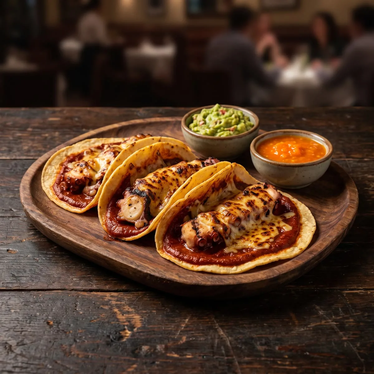 Tacos Adobados de Pulpo