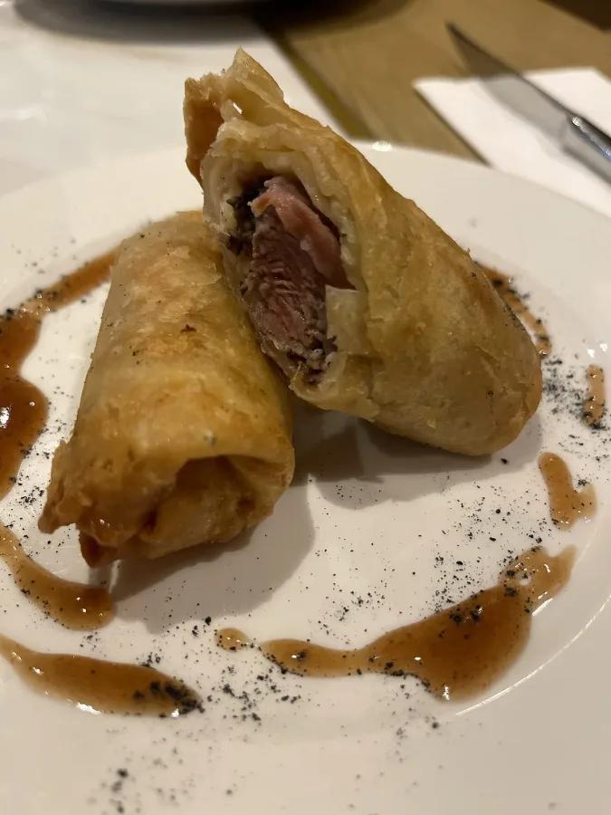 Beef Wellington Egg Roll